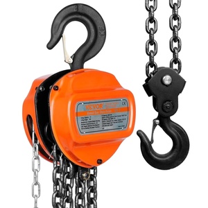 image:imageVEVOR Hand Chain Hoist 2 Ton 4400 lbs Capacity 10 FT Come Along G80 Galvanized Carbon Steel with DoublePawl Brake Auto Chain Leading amp 360 Rotation Hook for Garage Factory Dock2 ton 10ft G80