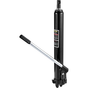image:imageVEVOR Hydraulic Long Ram Jack 8 Tons17363 lbs Capacity with Single Piston Pump and Clevis Base Manual Cherry Picker wHandle for GarageShop Cranes Engine Lift Hoist BlueBlack