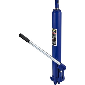 image:imageVEVOR Hydraulic Long Ram Jack 8 Tons17363 lbs Capacity with Single Piston Pump and Clevis Base Manual Cherry Picker wHandle for GarageShop Cranes Engine Lift Hoist BlueBlue