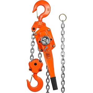 image:imageVEVOR Manual Lever Chain Hoist 6 Ton 13200 lbs Capacity 10 FT Come Along G80 Galvanized Carbon Steel with Weston DoublePawl Brake Auto Chain Leading amp 360 Rotation Hook for Garage Factory Dock6 Ton 20FT