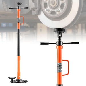 image:imageVEVOR Underhoist Support Stand 1 Ton 2204 lbs Capacity Under Hoist Jack Stand with Handle Adjustable Height Bearing Mounted Spin Handle SelfLocking Threaded Screw Support Vehicle Components