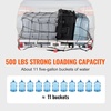 image:imageVEVOR 494 x 224 x 71 in Hitch Cargo Carrier 500lb Capacity Trailer Hitch Mount Aluminum Cargo Basket Luggage Carrier Rack Fits 2 Hitch Receiver for SUV Truck Pickup CampingNo Ramp