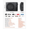 image:imageVEVOR 8 300W Underseat Car Subwoofer Slim Powered Car Subwoofers Under The Seat Low Profile Audio Sub Builtin Amplifier HighLow Level Input amp Volume Controller for SUVs Car Truck RV8IN
