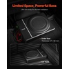 image:imageVEVOR 8 300W Underseat Car Subwoofer Slim Powered Car Subwoofers Under The Seat Low Profile Audio Sub Builtin Amplifier HighLow Level Input amp Volume Controller for SUVs Car Truck RV8IN
