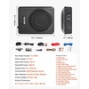 image:imageVEVOR 8 300W Underseat Car Subwoofer Slim Powered Car Subwoofers Under The Seat Low Profile Audio Sub Builtin Amplifier HighLow Level Input amp Volume Controller for SUVs Car Truck RV8IN