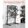 image:imageVEVOR Bike Rack 300LBS136KG Capacity for up to 5 Bikes Freestanding Bike Storage Rack Carbon Steel Vertical Bicycle Stand for Home Yard Garage Living Room IndoorOutdoor Bicycle Storage Stand5 Bike Rack
