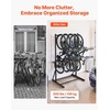 image:imageVEVOR Bike Rack 300LBS136KG Capacity for up to 5 Bikes Freestanding Bike Storage Rack Carbon Steel Vertical Bicycle Stand for Home Yard Garage Living Room IndoorOutdoor Bicycle Storage Stand5 Bike Rack