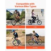 image:imageVEVOR Bike Rack Fits Tire Width 3 Inch762 mm Carbon Steel DoubleSided Grid Bike Rack Stand Freestanding Bicycle Storage Holder for Curbside Garage Indoor Outdoor Parking 6Bicycle Capacity