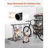 image:imageVEVOR Bike Rack Fits Tire Width 3 Inch762 mm Carbon Steel DoubleSided Grid Bike Rack Stand Freestanding Bicycle Storage Holder for Curbside Garage Indoor Outdoor Parking 6Bicycle Capacity