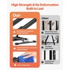 image:imageVEVOR Bike Racks 2 Pack Fits 20 to 27 Inch Mountain amp Road Bikes Alloy Steel RustResistant Bike Floor Stand Rack Foldable Bicycle Stand for Entryway Garage Home Bikes Parking amp Storage Black2 Bike Rack