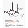 image:imageVEVOR Bike Stand 2 Pack Freestanding Vertical amp Horizontal Bike Storage Rack with Lockable Casters Height Adjustable Carbon Steel Upright Garage Bicycle Floor Stand for 2029 in Wheels Black