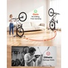 image:imageVEVOR Bike Stand Freestanding Vertical amp Horizontal Bike Storage Rack with Lockable Casters Height Adjustable Carbon Steel Upright Garage Bicycle Floor Stand for 2029 in Wheel Diameters Black1