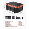 image:imageVEVOR Car Rooftop Cargo Carrier Bag 23 Cubic Feet Roof Cargo Carrier Heavy Duty 840D PVC 100 Waterproof Car Roof Luggage Bag for All Vehicle withwithout Rack with Lock AntiSlip Mat 6 Door Hook