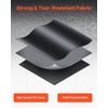 image:imageVEVOR Car Rooftop Cargo Carrier Bag 23 Cubic Feet Roof Cargo Carrier Heavy Duty 840D PVC 100 Waterproof Car Roof Luggage Bag for All Vehicle withwithout Rack with Lock AntiSlip Mat 6 Door Hook