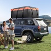 image:imageVEVOR Car Rooftop Cargo Carrier Bag 23 Cubic Feet Roof Cargo Carrier Heavy Duty 840D PVC 100 Waterproof Car Roof Luggage Bag for All Vehicle withwithout Rack with Lock AntiSlip Mat 6 Door Hook