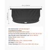 image:imageVEVOR Cargo Cover for 2023 2024 2025 Honda CRV Accessories 5Seater Carbon Fiber Texture Retractable Trunk Cover AntiPeeping Luggage Privacy Shield Security ShadeKia Sportage 20232025
