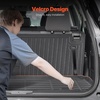 image:imageVEVOR Cargo Mat Compatible with Chevrolet Suburban amp GMC Yukon XL 20152020 Precise Fit Trunk Mat for SUVs TPE Trunk Protector Replacement Black 1PCSToyota KlugerHighlander 20202024