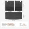 image:imageVEVOR Cargo Mat Compatible with Chevrolet Suburban amp GMC Yukon XL 20152020 Precise Fit Trunk Mat for SUVs TPE Trunk Protector Replacement Black 1PCSHonda Pilot 20162024