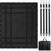 image:imageVEVOR Cargo Net for Pickup Truck Bed 6 x 475 Heavy Duty Truck Cargo Net Safety Mesh Net with 4 SHook Straps with Carabiners amp SHooks for Trailer Pickup Boat Jeep SUV6 x 475  700lbs