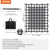 image:imageVEVOR Cargo Net for Pickup Truck Bed 6 x 475 Heavy Duty Truck Cargo Net Safety Mesh Net with 4 SHook Straps with Carabiners amp SHooks for Trailer Pickup Boat Jeep SUV6 x 475  1500lbs