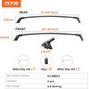 image:imageVEVOR Cross Bars Roof Racks 165lbs Capacity Compatible with Toyota Highlander 20142019 XLE Limited SE with Flush Roof Rails Heavy Duty Aluminum Crossbar Racks Roof Rail Rooftop Luggage Canoefor Toyota RAV4