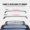 image:imageVEVOR Cross Bars Roof Racks 165lbs Capacity Compatible with Toyota Highlander 20142019 XLE Limited SE with Flush Roof Rails Heavy Duty Aluminum Crossbar Racks Roof Rail Rooftop Luggage Canoefor Toyota RAV4