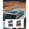 image:imageVEVOR Cross Bars Roof Racks 165lbs Capacity Compatible with Toyota Highlander 20142019 XLE Limited SE with Flush Roof Rails Heavy Duty Aluminum Crossbar Racks Roof Rail Rooftop Luggage Canoefor Toyota Highlander