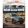 image:imageVEVOR Cross Bars Roof Racks 165lbs Capacity Compatible with Toyota Highlander 20142019 XLE Limited SE with Flush Roof Rails Heavy Duty Aluminum Crossbar Racks Roof Rail Rooftop Luggage Canoefor Toyota Highlander