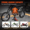image:imageVEVOR Dirt Bike Lift Stand Motorcycle Jack Lift Stand 440 lbs Capacity and Hydraulic Lift Operation Adjustable Height Hoist Table for Dirt Pit Bike Repair Maintenance Dirt Bike Accessories