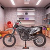 image:imageVEVOR Dirt Bike Lift Stand Motorcycle Jack Lift Stand 440 lbs Capacity and Hydraulic Lift Operation Adjustable Height Hoist Table for Dirt Pit Bike Repair Maintenance Dirt Bike Accessories