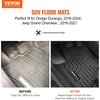 image:imageVEVOR Floor Mats Fits for Tesla Model Y 20212024 All Weather Protection Custom Fit Car Floor Liners Front amp 2nd RowDodge Durango