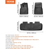 image:imageVEVOR Floor Mats Fits for Tesla Model Y 20212024 All Weather Protection Custom Fit Car Floor Liners Front amp 2nd RowTesla Model Y