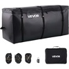 image:imageVEVOR Hitch Cargo Carrier Bag Waterproof 840D PVC 5984 x 2402 x 3063 in 25 Cubic Feet Heavy Duty Cargo Bag for Truck Bed Storage with Reinforced Straps Suitable for Car SUV Vans Hitch Basketwith Reinforced StrapsLockStorage Bag