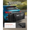 image:imageVEVOR Hitch Cargo Carrier Bag Waterproof 840D PVC 5984 x 2402 x 3063 in 25 Cubic Feet Heavy Duty Cargo Bag for Truck Bed Storage with Reinforced Straps Suitable for Car SUV Vans Hitch Basketwith Reinforced StrapsLockStorage Bag