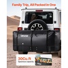 image:imageVEVOR Hitch Cargo Carrier Bag Waterproof 840D PVC 5984 x 2402 x 3063 in 25 Cubic Feet Heavy Duty Cargo Bag for Truck Bed Storage with Reinforced Straps Suitable for Car SUV Vans Hitch Basketwith Reinforced StrapsLockStorage Bag