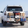 image:imageVEVOR Hitch Cargo Carrier with Bike Racks 62 x 20 x 3 Hitch Mount Cargo Carrier for 2 Mountain Bikes 500LBS Capacity HighStrength Steel Rear Luggage Basket Fits 2 Receiver for SUVs Pickups62 x 20 x 3 in