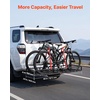 image:imageVEVOR Hitch Cargo Carrier with Bike Racks 62 x 20 x 3 Hitch Mount Cargo Carrier for 2 Mountain Bikes 500LBS Capacity HighStrength Steel Rear Luggage Basket Fits 2 Receiver for SUVs Pickups66 x 20 x 6 in