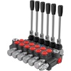 image:imageVEVOR Hydraulic Directional Control Valve 6 Spool Hydraulic Spool Valve 11 GPM Hydraulic Loader Valve 3600 PSI Directional Control Valve Hydraulic Valves and Controls for Tractors Loaders Tanks