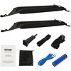 image:imageVEVOR Inflatable Soft Roof Rack Bars 376Inch Universal Car Roof Rack Pads 88LBS Loading Luggage Kayak Carrier with 2 TieDown Straps amp Ropes Hand Air Pump Storage Bag for Canoes Surfboards SUPs