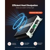 image:imageVEVOR Monoblock Car Amplifier 800W RMS MAX 124 Ohm Stable 1Channel Class D Car Audio Amplifier with Remote Subwoofer Level Control Low Pass Filter Bass Boost amp Phase Shift Volume Controller1200W