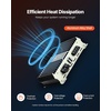 image:imageVEVOR Monoblock Car Amplifier 800W RMS MAX 124 Ohm Stable 1Channel Class D Car Audio Amplifier with Remote Subwoofer Level Control Low Pass Filter Bass Boost amp Phase Shift Volume Controller400W