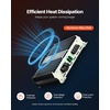 image:imageVEVOR Monoblock Car Amplifier 800W RMS MAX 124 Ohm Stable 1Channel Class D Car Audio Amplifier with Remote Subwoofer Level Control Low Pass Filter Bass Boost amp Phase Shift Volume Controller800W