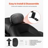 image:imageVEVOR Motorcycle Backrest Sissy Bar Compatible With HarleyDavidson Touring Street Glide Road Glide Road King 122 inch Height Detachable Rider Backrest For Motorcycles Black1315inch