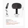 image:imageVEVOR Motorcycle Backrest Sissy Bar Compatible With HarleyDavidson Touring Street Glide Road Glide Road King 122 inch Height Detachable Rider Backrest For Motorcycles Black1315inch
