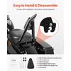 image:imageVEVOR Motorcycle Backrest Sissy Bar Compatible with HarleyDavidson Touring Models 27 in Height Quick Release Detachable Passenger Backrest Metal Frame and Leather Rear Pad For Motorcycles Black