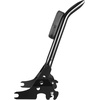image:imageVEVOR Motorcycle Backrest Sissy Bar Compatible with HarleyDavidson Touring Models 27 in Height Quick Release Detachable Passenger Backrest Metal Frame and Leather Rear Pad For Motorcycles Black