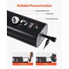 image:imageVEVOR Pressurized Water Tank Lightweight Aluminum MetalMultiDispensing Outdoor Roof Rack Water Tank with 2 SplashGuard PanelsVersatile Nozzle with Pressurization PortFit for Trunks45 Gal