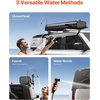 image:imageVEVOR Pressurized Water Tank Lightweight Aluminum MetalMultiDispensing Outdoor Roof Rack Water Tank with 2 SplashGuard PanelsVersatile Nozzle with Pressurization PortFit for Trunks45 Gal