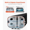 image:imageVEVOR Pressurized Water Tank Lightweight Aluminum MetalMultiDispensing Outdoor Roof Rack Water Tank with 2 SplashGuard PanelsVersatile Nozzle with Pressurization PortFit for Trunks4 Gal