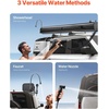 image:imageVEVOR Pressurized Water Tank Lightweight Aluminum MetalMultiDispensing Outdoor Roof Rack Water Tank with 2 SplashGuard PanelsVersatile Nozzle with Pressurization PortFit for Trunks7 Gal